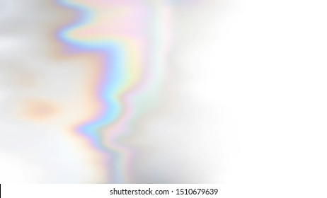 Abstract white calm colour air wallpaper. Soft pastel multicolour holographic illustration. Romantic trendy colourful background with place for text, copy space. Not trace, include mesh gradient