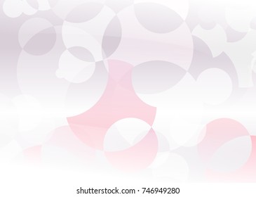 Abstract White Circle Background