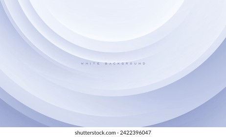 Resumen de luz de círculo blanco y diseño de fondo de forma de sombra vectorial