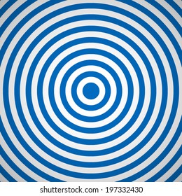 Abstract White Circle Ring Pattern On Blue Background (vector)
