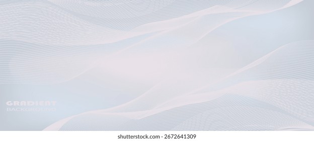 Líneas blancas Abstractas de los círculos en el fondo gris. con el brillo del efecto luminoso. diseño moderno de moda y diseño simple