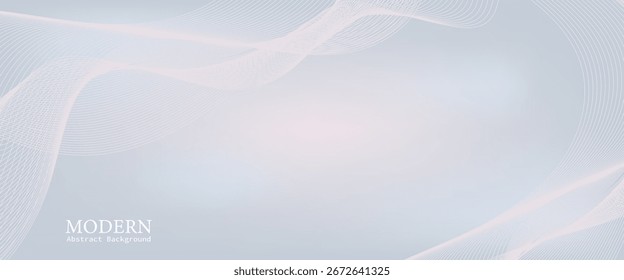 Abstract white circles lines on grey background. with lighting effect sparkle. vecto illustrator,website,banner