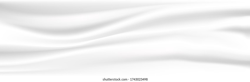 Abstrakter weißer Stoffvektor Hintergrund. Vector-Abbildung.