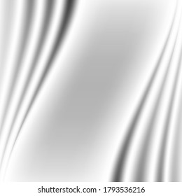 Abstract white cloth vector blur background