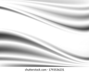 Abstract white cloth vector blur background