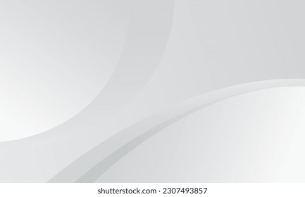 Abstract white color background. Dynamic shapes composition. Eps10 vector