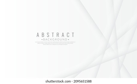 Abstract white color background. Modern gradient lines stripe pattern template wallpaper. Vector illustration.