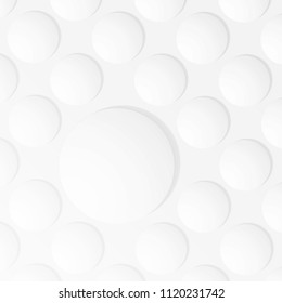 Abstract of white color bubble background, illustration vector eps10