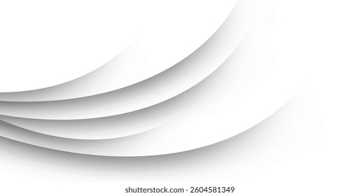 abstract white color with gray shadow geometric texture background. eps10 vector