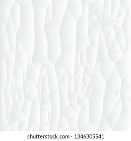 Abstract white color pattern of geometric shapes, Geometric triangular background, vector