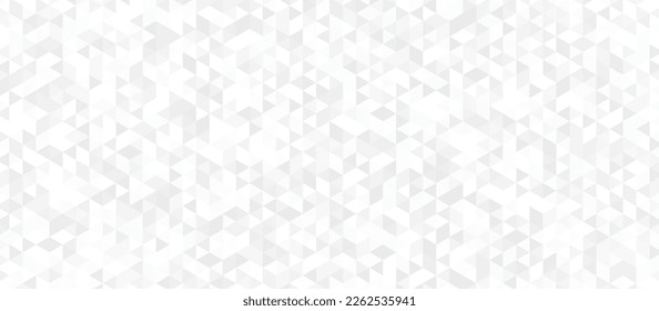 abstract white color triangle, geometric texture background, polygon pattern, gradient mosaic