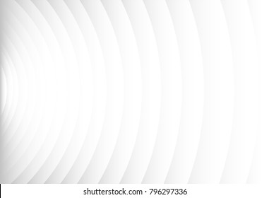 Abstract white curve Background, light and shadow ,Vector