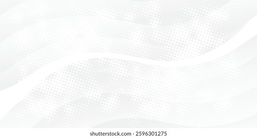 Abstract white curve gray shadow dynamic lines vector background, eps10.