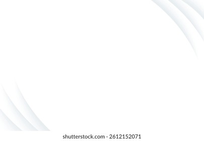Abstract  white curve and round shape background.