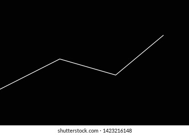 abstract white curved vector line illustration, art and creativity