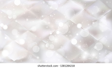 Abstract White Defocused Lights Background Image