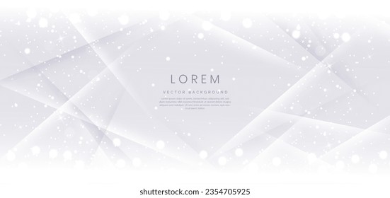 Abstract white diagonal background. You can use for ad, poster, template, business presentation. Vector illustration