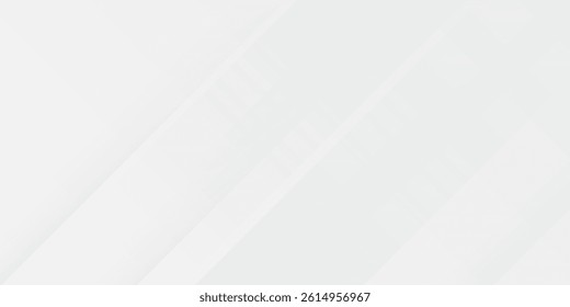 Abstract White Diagonal Layers with Minimalist Gradient Design