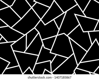 Abstract white diagonal strip on the black background for wall decoration purpose