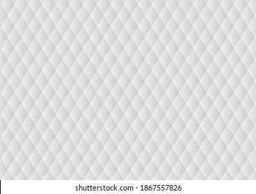 Abstract white diamond texture background.