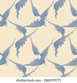 Abstract white and different shades of blue background as UFO camouflage. Seamless repeat bright pattern usable as camo, wallpaper, backdrop or for print for textile or wrapping paper