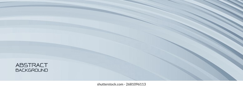 Abstractas línea circular dinámica digital blanca sobre un fondo gris. Concepto futurista de alta tecnología