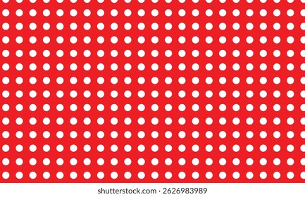abstract white dot pattern on red.