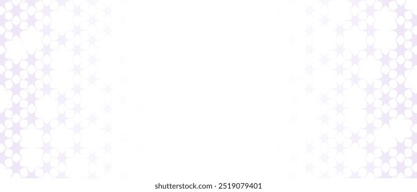 Abstract White Feminine Banner Background with Pink Decor