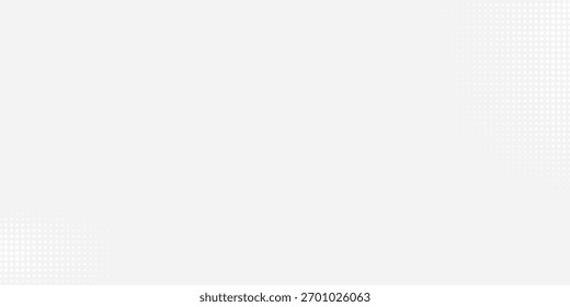 Abstract White Fintech Financial Technology Background Halftone Pattern. Abstract Business Technology Science Vector Background.