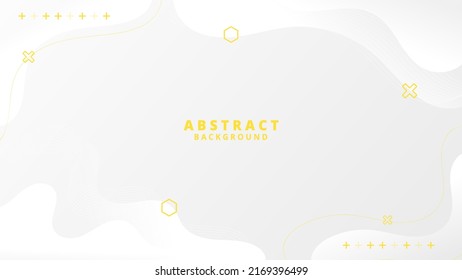 Resumen del fondo del líquido blanco. Diseño de fondo moderno. color de gradiente. Ondas dinámicas. Composición de formas líquidas. Apto para sitio web, carteles, fondos de pantalla, folletos, carteles