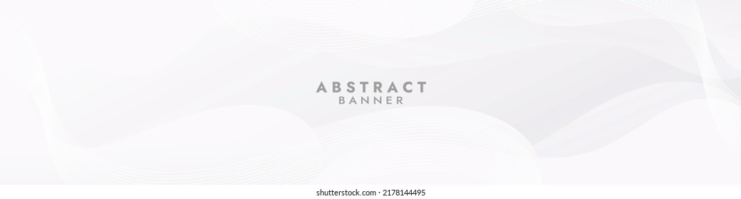 Resumen de la plantilla de la pancarta del líquido blanco. Diseño de fondo moderno. color de gradiente. Ondas dinámicas. Composición de formas líquidas. Ajustar para banderas