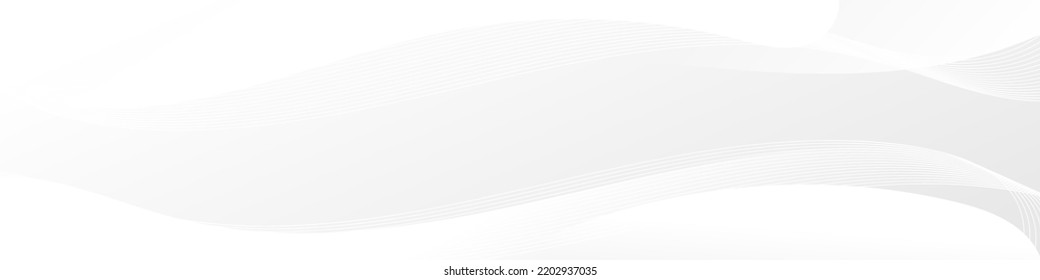 Abstract White Fluid Banner Template. Modern background design. gradient color. Dynamic Waves. Liquid shapes composition. Fit for banners
