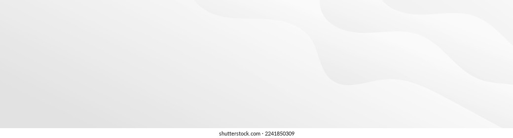 Resumen de la plantilla de la pancarta del líquido blanco. Diseño de fondo moderno. color de gradiente. Ondas dinámicas. Composición de formas líquidas. Ajustar para banderas