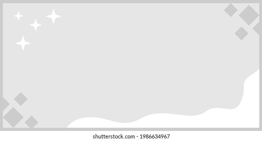 Abstract white frame background. Editable vector illustration for the backdrop of the banner and poster