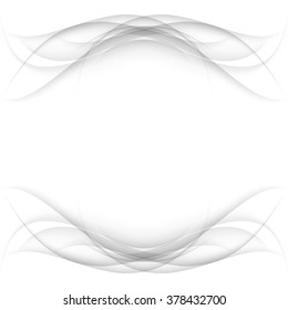 Abstract white frame - data stream concept. Vector illustration. Clip-art