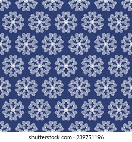 Abstract white frosty pattern on dark background. Vector, EPS10.