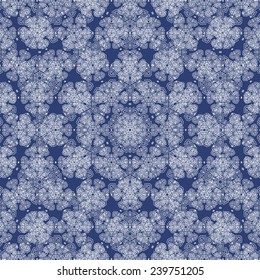 Abstract white frosty pattern on dark background. Vector, EPS10.