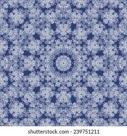 Abstract white frosty pattern on dark background. Vector, EPS10.