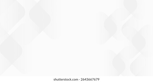 Abstractas blanco Diseño de arte geométrico de fondo simple. Concepto, forma, Vector, luz