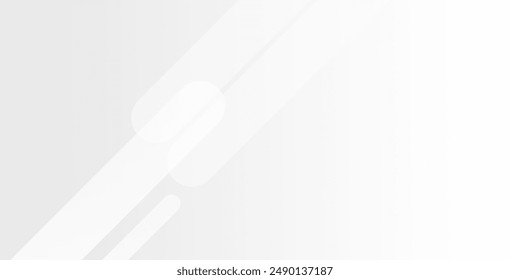 Abstract white geometric background. Dynamic shapes composition. gradient vanishing circles. Creative illustration for poster, web, landing, page, cover