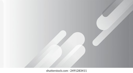 Abstract white geometric background. Dynamic shapes composition. gradient vanishing circles. Creative illustration for poster, web, landing, page, cover