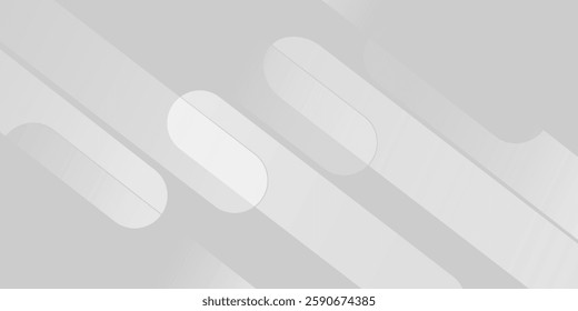 Abstract white geometric background. Dynamic shapes composition. gradient vanishing circles. Creative illustration for poster, web, landing, page, cover. Vector eps10