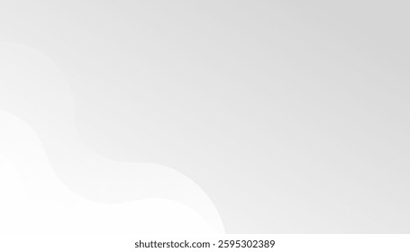 Abstract white geometric background. Dynamic sound wave. Design element. Vector illustration