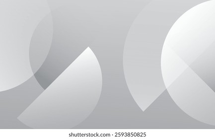Abstract white geometric background. Eps10 vector