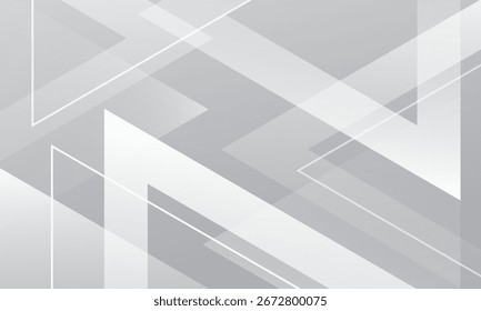 Abstract white geometric background. Eps10 vector