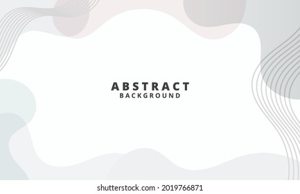 Abstract White geometric background. Modern background design. Liquid color. Fluid shapes composition. Fit for presentation design. website, basis for banners, wallpapers, brochure, posters