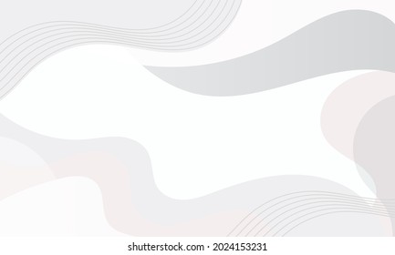Abstract White geometric background. Modern background design. Liquid color. Fluid shapes composition. Fit for presentation design. website, basis for banners, wallpapers, brochure, posters