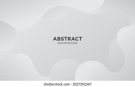 Abstract White geometric background. Modern background design. Liquid color. Fluid shapes composition. Fit for presentation design. website, basis for banners, wallpapers, brochure, posters
