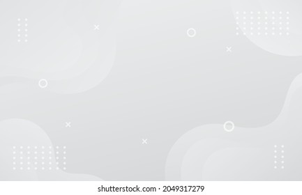 Abstract white geometric background. Modern background design. gradient color. Fluid shapes composition. Fit for presentation design. website, basis for banners, wallpapers, brochure, posters