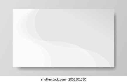 Abstract white geometric background. Modern background design. gradient color. Fluid shapes composition. Fit for presentation design. website, basis for banners, wallpapers, brochure, posters